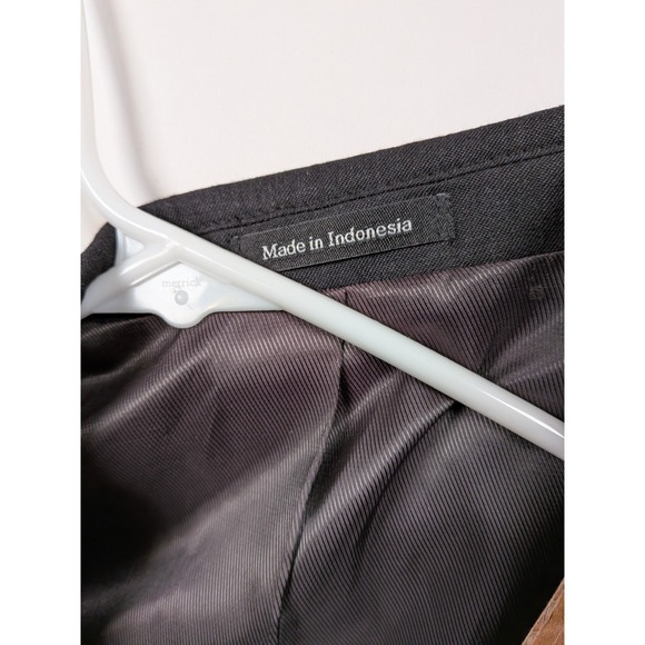 Pronto Uomo Platinum 2-Pcs Charcoal Suit Jacket Blazer 38R Pants 32X28 Wool - Picture 8 of 16